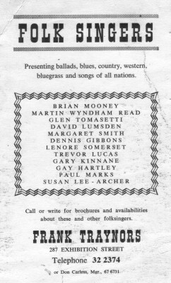 Traynor's Poster c 1964